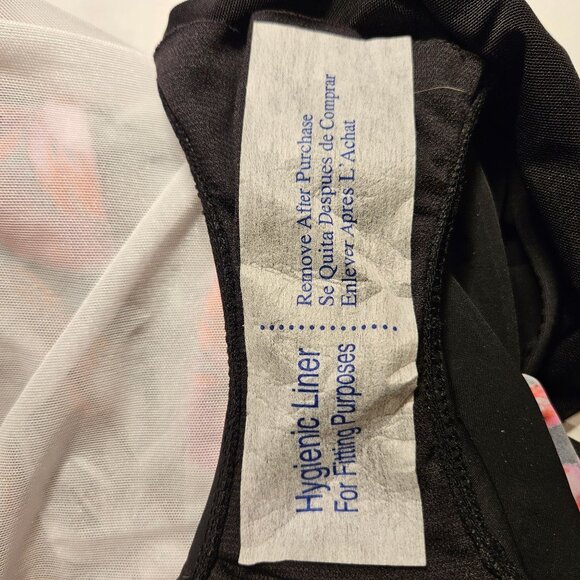 Croft & Barrow One Piece Swimsuit Womens 16 Floral Skirted gather Bright Pool - Picture 13 of 16